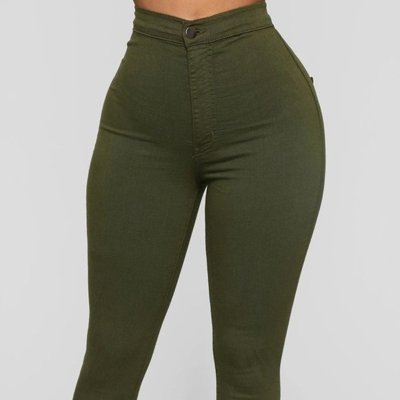 Fashion Nova Super High Waist Denim Skinnies - Picture 7 of 8